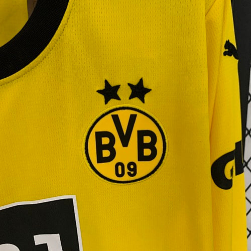 2023/24 Long Sleeve Dortmund Home Jersey Fan Version