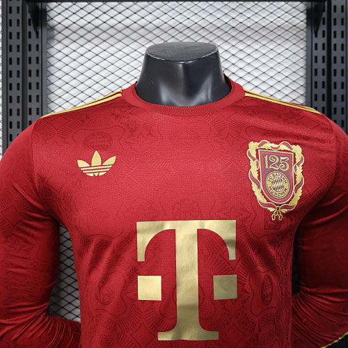 2025/26 FC Bayern Munich 125th Anniversary Red Jersey Player Version