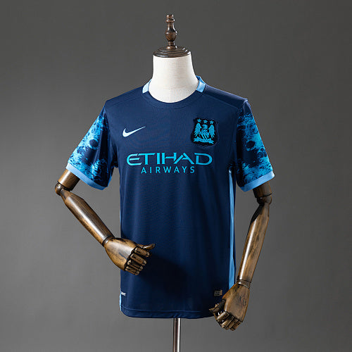 Retro Manchester City 2015/16 Away Jersey Fan Version