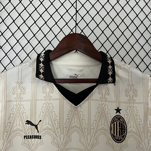2023/24 AC Milan Beige Jersey Fan Version