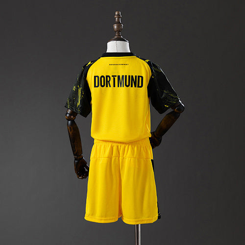 2025/26 Kids Dortmund Home Jersey Kit Fan Version