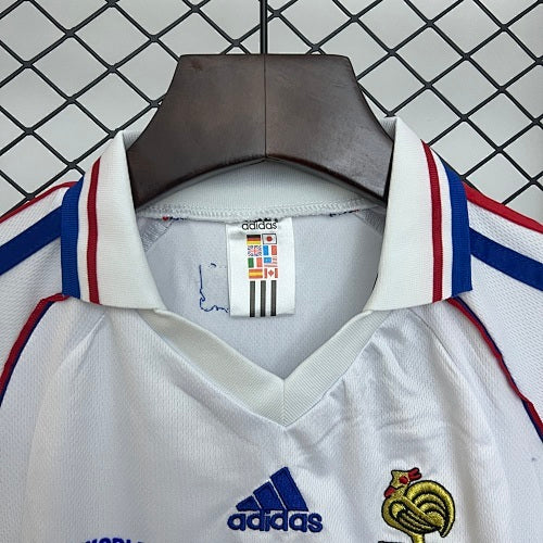 Kids France 1998 Away Jersey Kit Fan Version