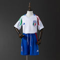 2024 Kids Italy Away Jersey Kit Fan Version