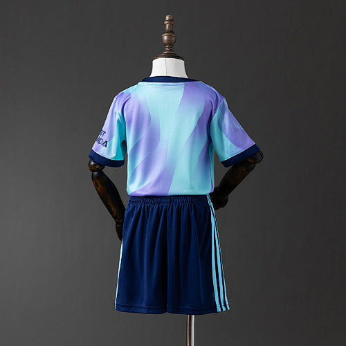 2024/25 Kids Arsenal Third Away Jersey Kit Fan Version