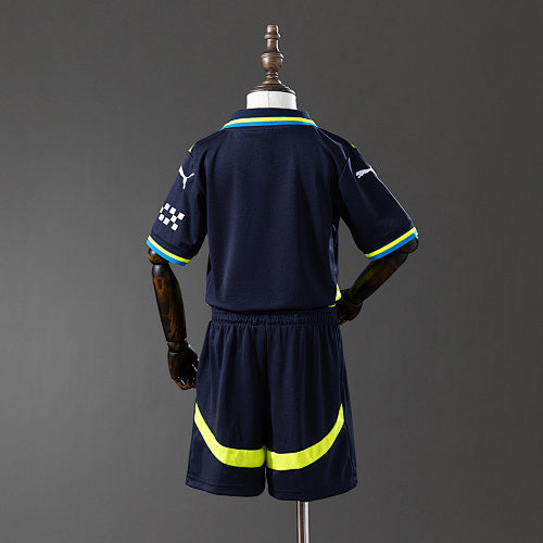 2024/25 Kids Manchester City Away Jersey Kit Fan Version