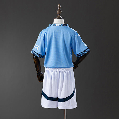 Manchester City 2024/25 Home Kids Kit Jersey Fan Version