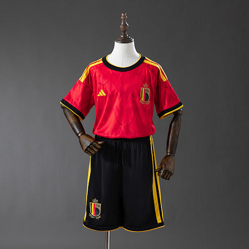Belgium 2026 Home Kids Kit Jersey Fan Version