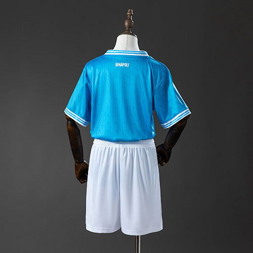 Napoli 2025/26 Home Kids Kit Jersey Fan Version