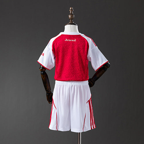 2025/26 Kids Arsenal Home Jersey Kit