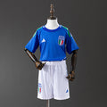 Italy 2024/25 Home Kids Kit Jersey Fan Version
