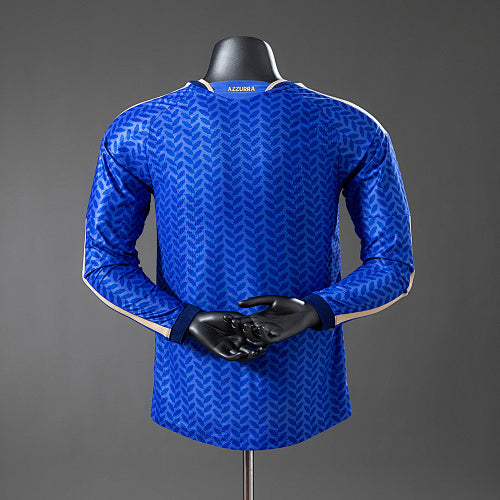 Italy 2026 Home Player Version Long-Sleeve Jersey