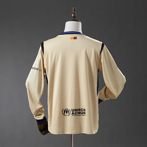 Barcelona 2025/26 Away Long-Sleeve Jersey Fan Version