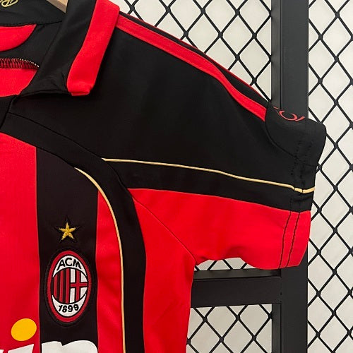 Kids AC Milan 2006/07 Home Jersey Kit Fan Version