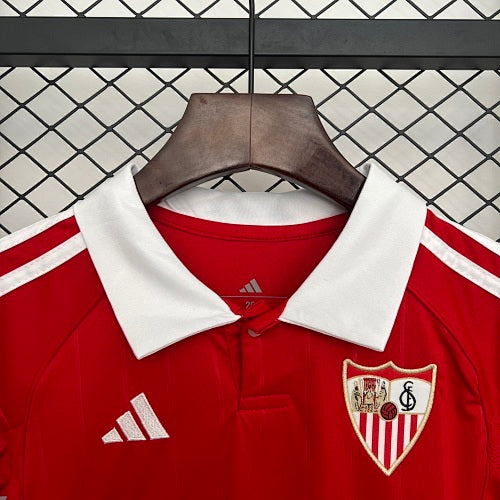 2025/26 Sevilla Away Kids Kit Jersey Fan Version